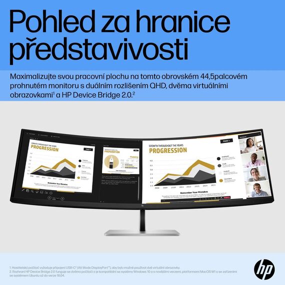 HP E45c G5 - E-Series - LED monitor - curved - 44.5 | 6N4C1AA#ABB