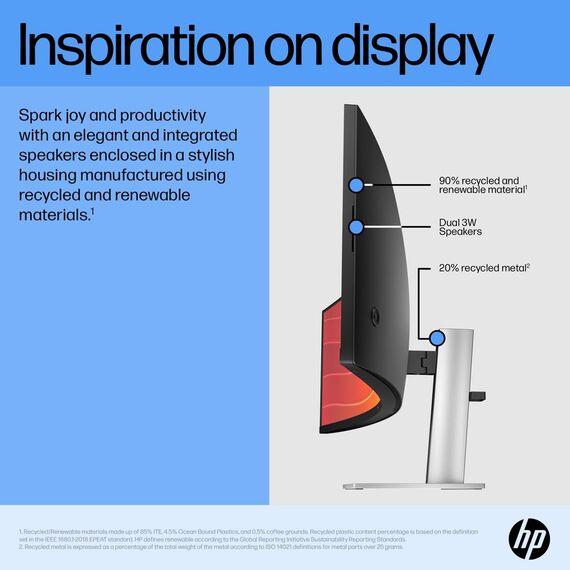 HP E45c G5 - E-Series - LED monitor - curved - 44.5 | 6N4C1AA#ABB