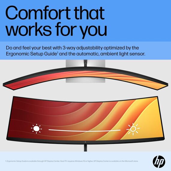 HP E45c G5 - E-Series - LED monitor - curved - 44.5 | 6N4C1AA#ABB