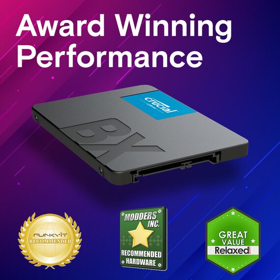 Crucial BX500 - SSD - 4 TB - internal - 2.5" -  | CT4000BX500SSD1