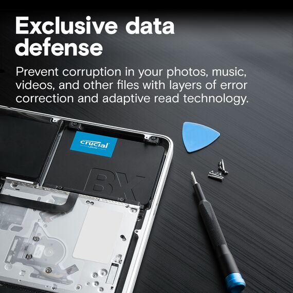 Crucial BX500 - SSD - 4 TB - internal - 2.5" -  | CT4000BX500SSD1