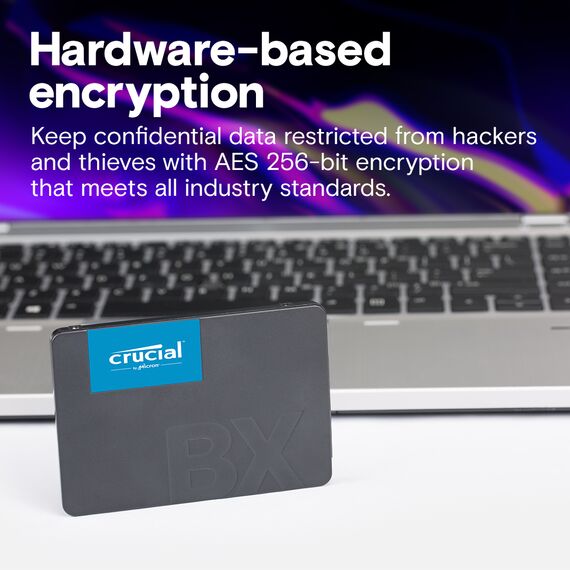 Crucial BX500 - SSD - 4 TB - internal - 2.5" -  | CT4000BX500SSD1