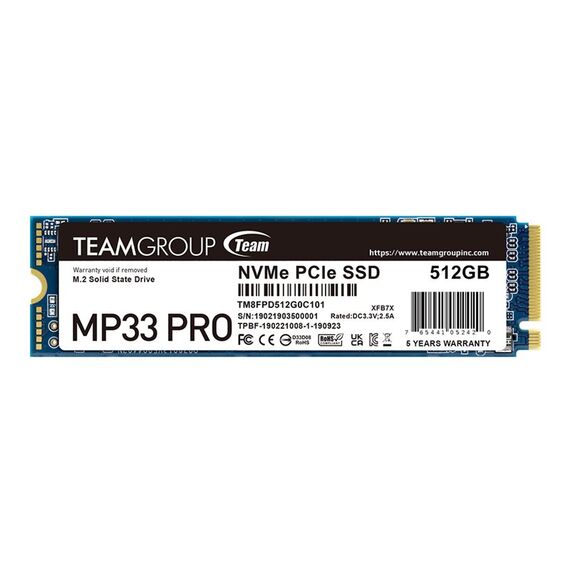 Team Group MP33 Pro - SSD - 512 GB - internal - | TM8FPD512G0C101