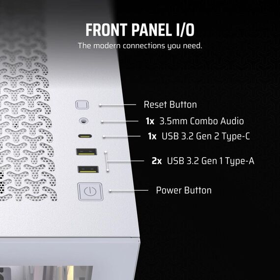 CORSAIR 3500X ARGB - Mid tower - extended ATX - w | CC-9011279-WW