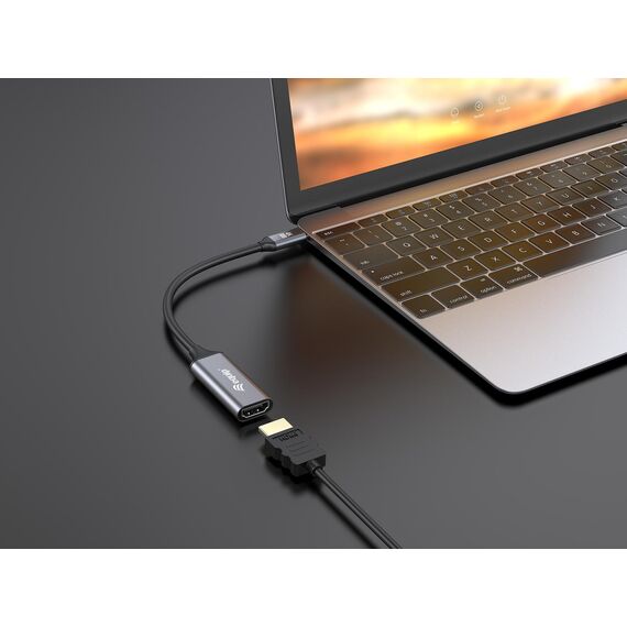 equip - Adapter cable - 24 pin USB-C male to HDMI female | 133491
