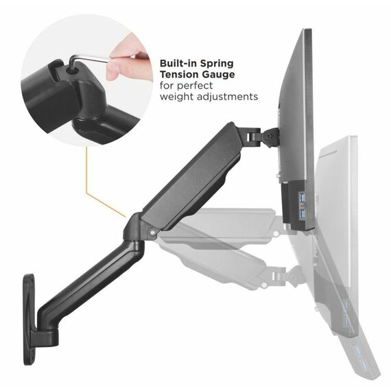 Equip Tischhalterung 17"-32"/2TFT je Xkg 360° Gasfeder | 650138