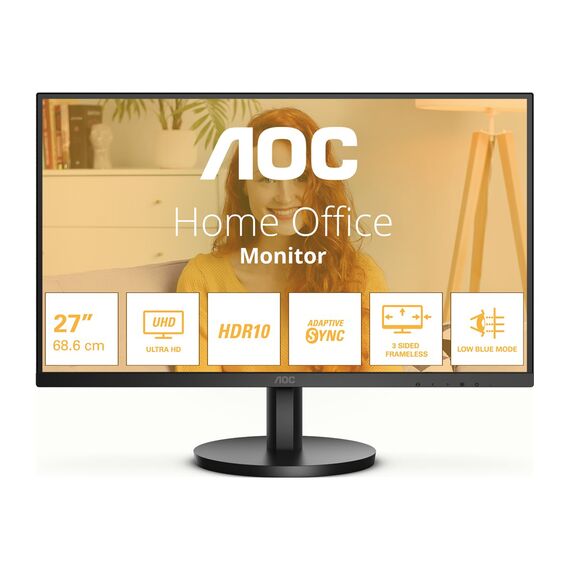 AOC Basic-line U27B3M - B3 Series - LED monitor - 27" - 3840 x 21