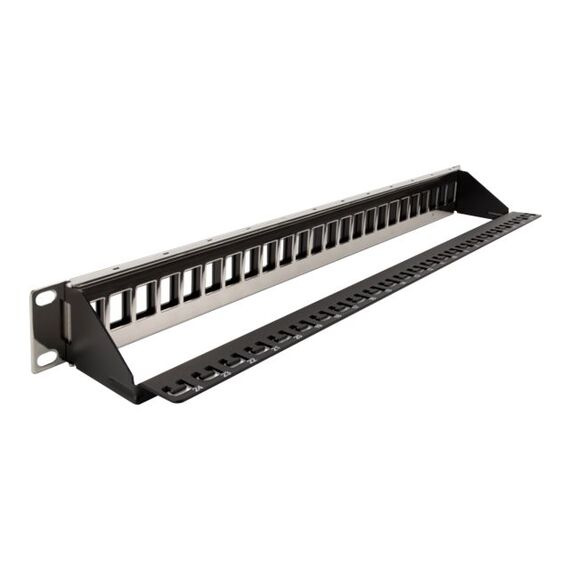 Delock - Patch panel - 1U - 19" - 24 ports | 66865