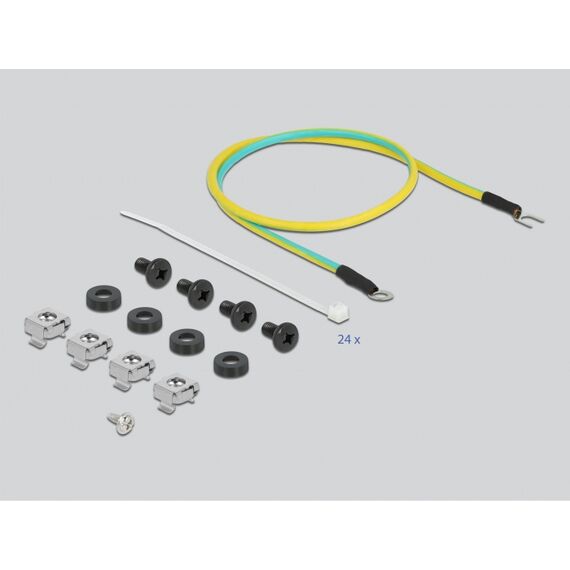 Delock - Patch panel - 1U - 19" - 24 ports | 66865