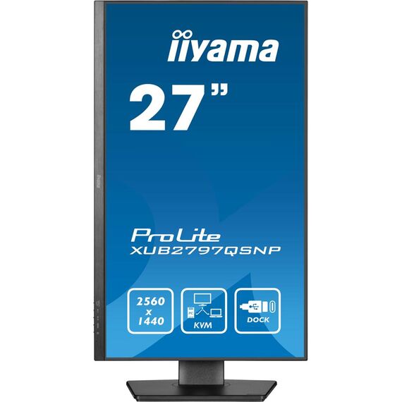 iiyama ProLite XUB2797QSNP-B1 - LED monitor - 27" - 2560 x 1440 W