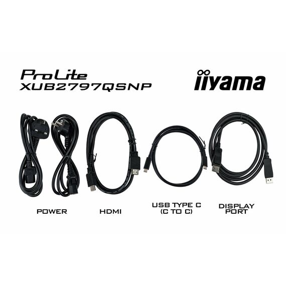 iiyama ProLite XUB2797QSNP-B1 - LED monitor - 27" - 2560 x 1440 W