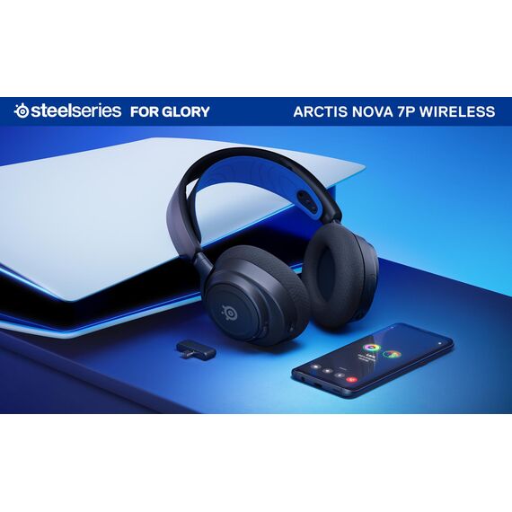 SteelSeries Arctis Nova 7P - Headset - full size - Blueto | 61559