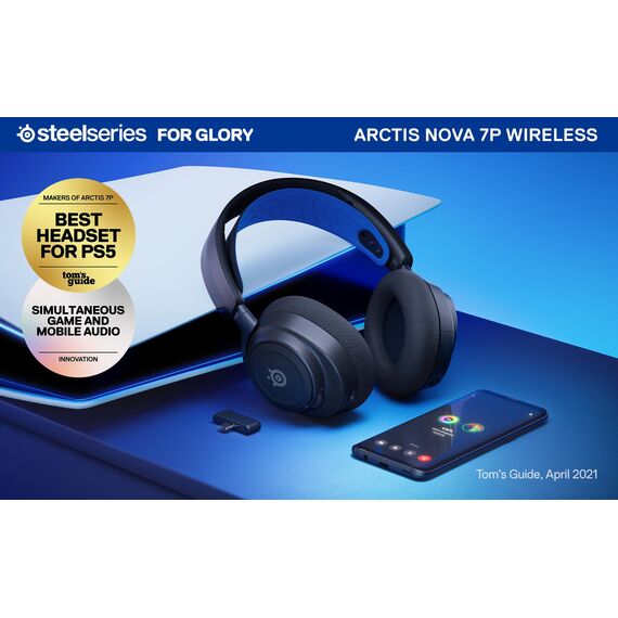 SteelSeries Arctis Nova 7P - Headset - full size - Blueto | 61559