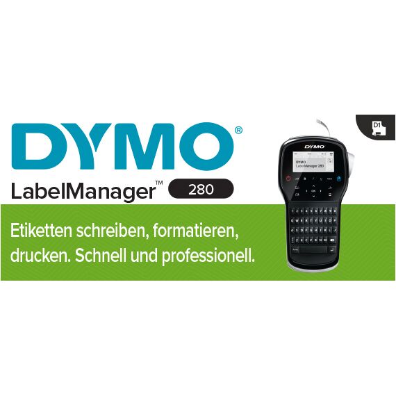 DYMO LabelMANAGER 280 - Labelmaker - B/W - thermal tra | S0968950