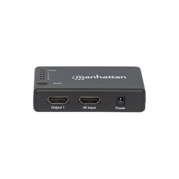 Manhattan HDMI Splitter 4-Port (Compact), 4K@30Hz, Displ | 207706