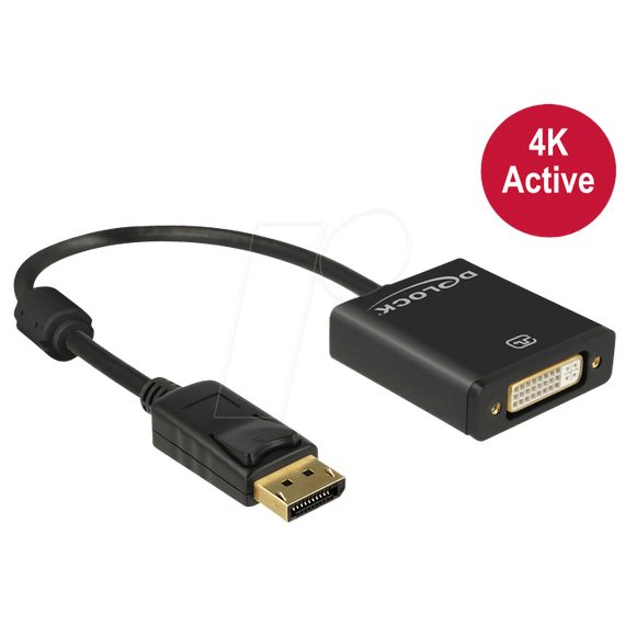 DeLOCK - DisplayPort adapter - DisplayPort (M) to DVI-I ( | 62599