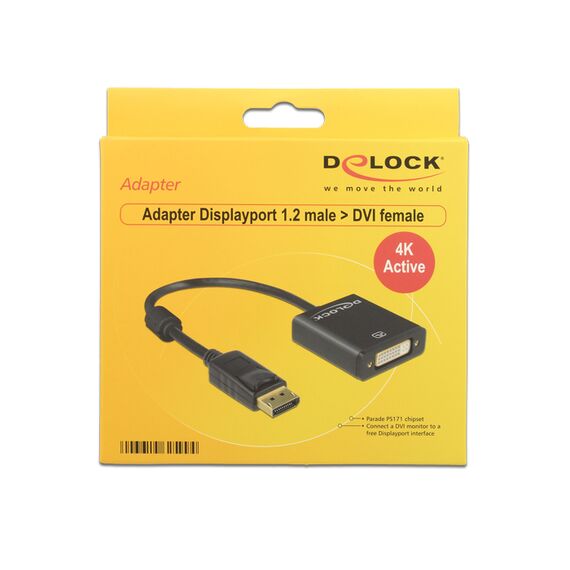 DeLOCK - DisplayPort adapter - DisplayPort (M) to DVI-I ( | 62599