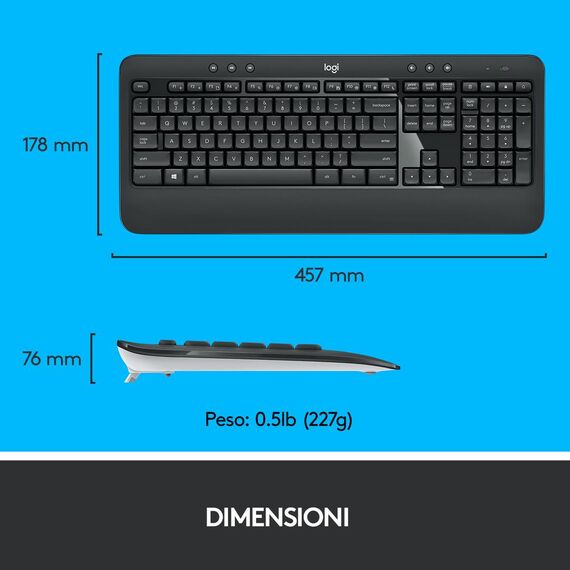 Logitech MK540 Advanced - Keyboard and mouse set - w | 920-008679