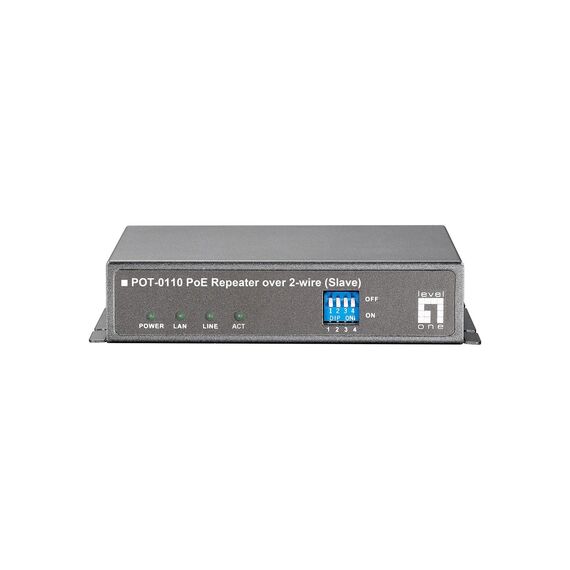 LevelOne POT-0110 PoE Repeater (Slave) - Repeater - 100Mb LAN - 1