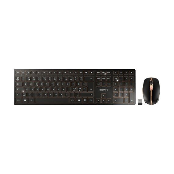 CHERRY DW 9100 SLIM - Keyboard and mouse set - wire | JD-9100PN-2