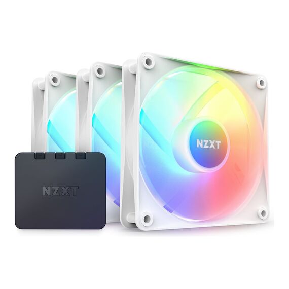 NZXT F Series F120 RGB Core Triple Pack - Case fan  | RF-C12TF-W1