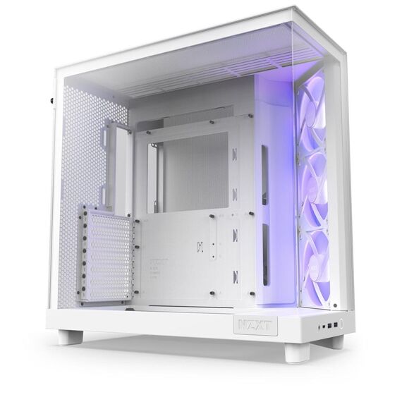 NZXT H series H6 Flow RGB - Mid tower - ATX - windo | CC-H61FW-R1