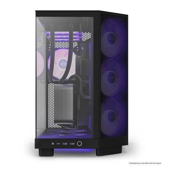 NZXT H series H6 Flow RGB - Mid tower - ATX - windo | CC-H61FB-R1