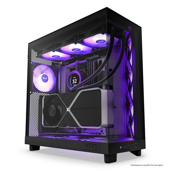NZXT H series H6 Flow RGB - Mid tower - ATX - windo | CC-H61FB-R1
