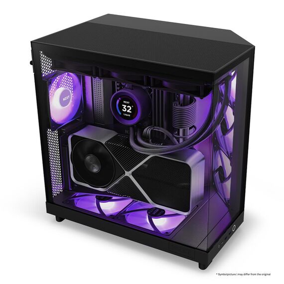 NZXT H series H6 Flow RGB - Mid tower - ATX - windo | CC-H61FB-R1
