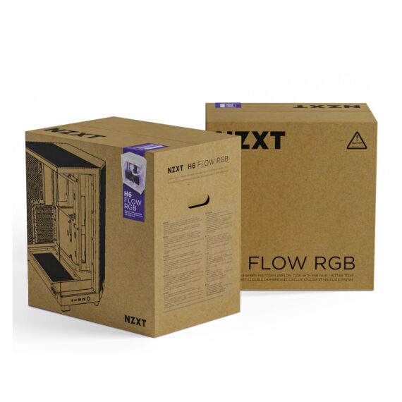 NZXT H series H6 Flow RGB - Mid tower - ATX - windo | CC-H61FB-R1