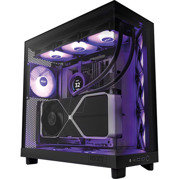 NZXT H series H6 Flow RGB - Mid tower - ATX - windo | CC-H61FB-R1