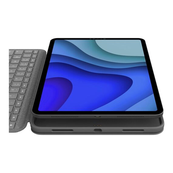 Logitech Folio Touch - Keyboard and folio case - wit | 920-009750