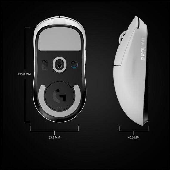 Logitech PRO X SUPERLIGHT Wireless Gaming Mouse - Mo | 910-005943