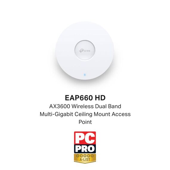 TP-Link EAP660 HD AX3600 Wireless Dual Band Multi-Gigabit Ceiling