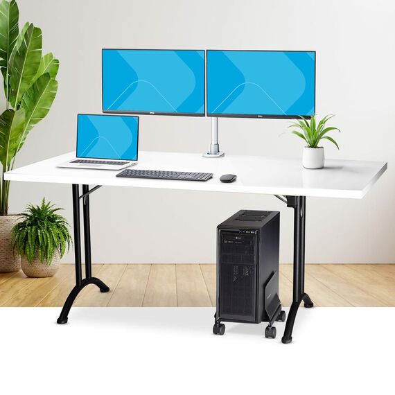 StarTech.com Computer Tower Cart Rolling CPU Cadd | CPUMOBILESTND