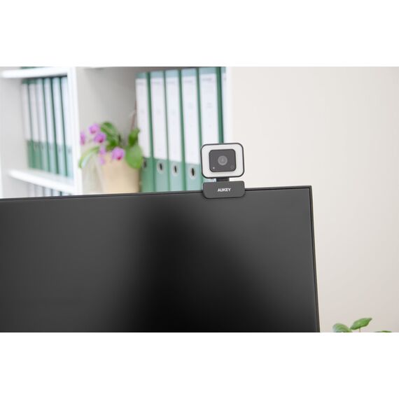 AUKEY PC-LM6 Stream Series with Ring Light Full HD Webcam 1/3"-CM