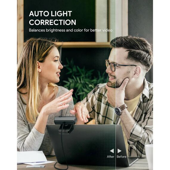 AUKEY PC-LM7 - 2 MP - 1920 x 1080 pixels - Full HD - 30 fps - 192