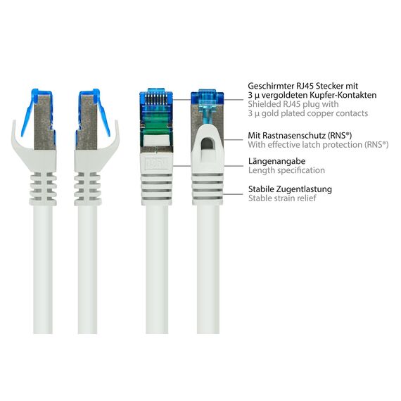 Good Connections RNS - Patch cable - RJ-45 (M) to RJ | 8060-H200W