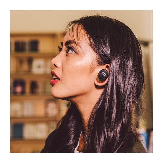 Audio-Technica ATH-CKR7TW - Headset - In-ear - Bla | ATH-CKR7TWBK