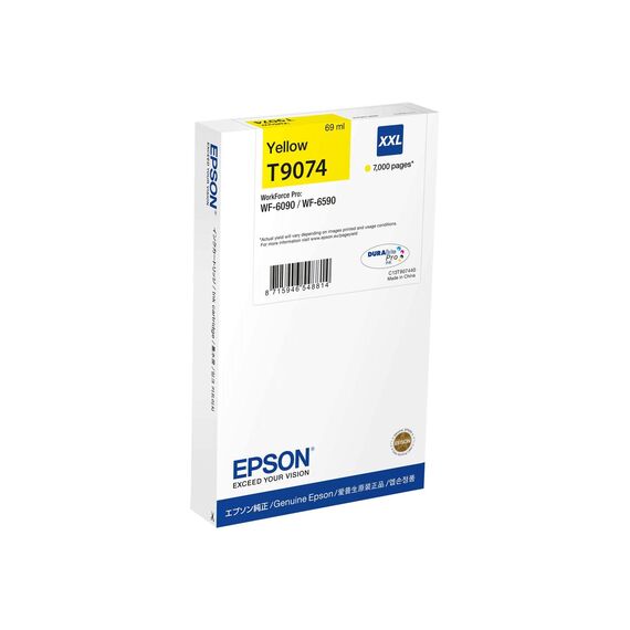 Epson T9074 - 69 ml - XXL size - yellow - original - | C13T90744N