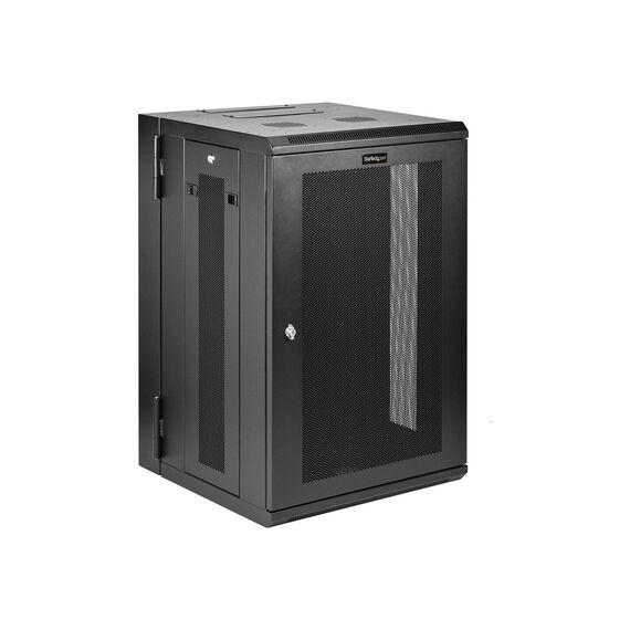 StarTech.com 18U 19 Wall Mount Network Cabinet, RK1820WALHM