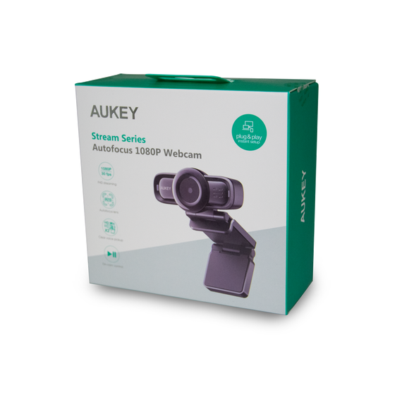 AUKEY PC-LM3 - 2 MP - 1920 x 1080 pixels - Full HD - 30 fps - 192