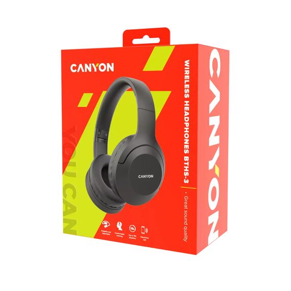 Canyon CNS-CBTHS3DG / Headset / Wired & Wireless / Calls/Music/Sp