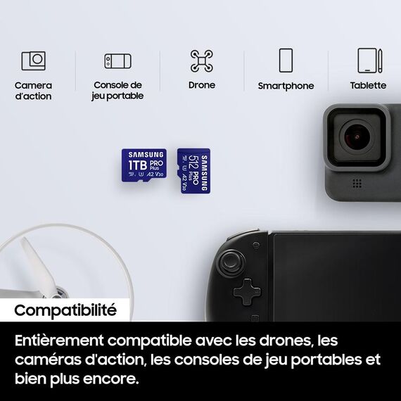 Samsung EFLASH SDXC Micro Card 1TB PRO Plus Class | MB-MD1T0SA/EU