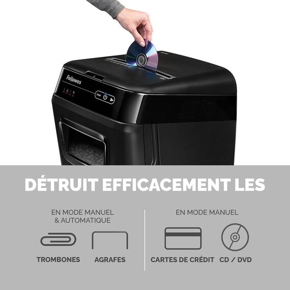 Fellowes AutoMax 200C - Shredder - cross-cut - 4 x 38 m | 4653601