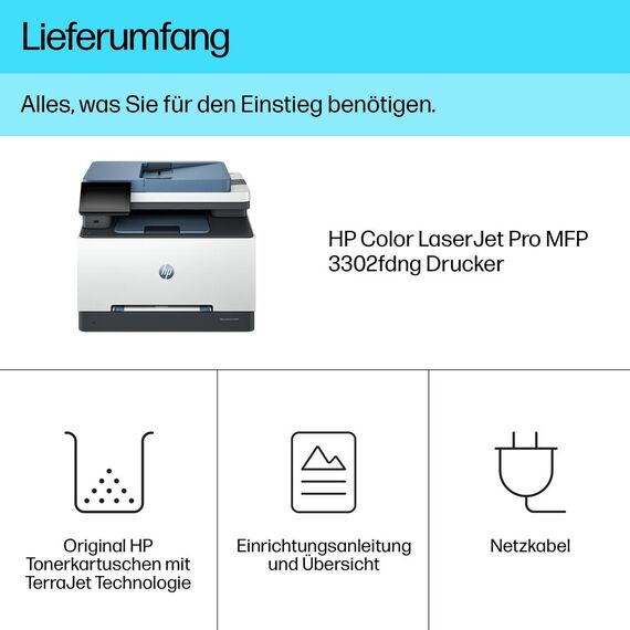 HP Color LaserJet Pro MFP 3302fdng - Multifunction p | 759V1F#ABD