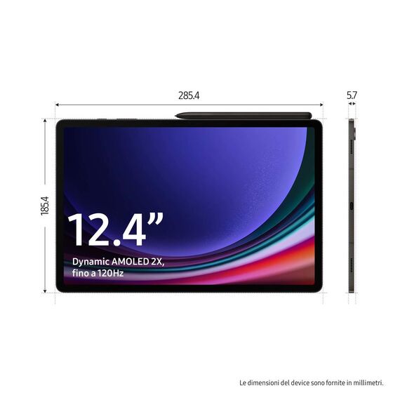 Samsung Galaxy Tab S9+ - Tablet - Android 13 - 2 | SM-X816BZAAEUE