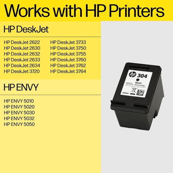HP 304XL - High Yield - colour (cyan, magenta, yell | N9K07AE#BA3