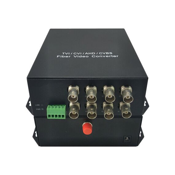 LevelOne AVF-1801 - Video extender - Fibre Channel - 8 ports - up