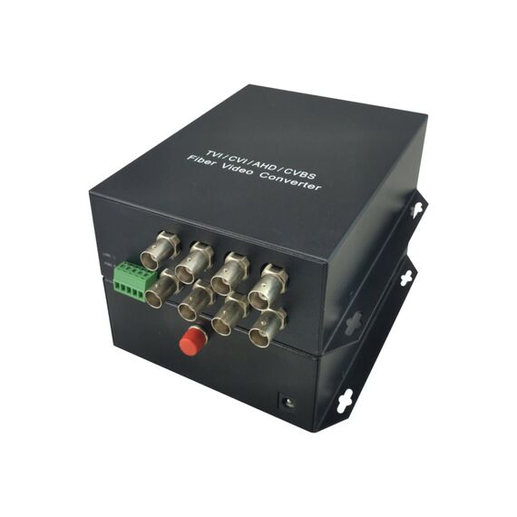 LevelOne AVF-1801 - Video extender - Fibre Channel - 8 ports - up